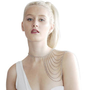 Multi-layered Body Chain Tassel Shoulder Charm Body Jewelry Shoulder Necklace Body Chain www.shbang.co.uk