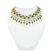 Hana Necklace & Earring Set Green V2