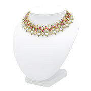 Hana Necklace & Earring Set Pink V3