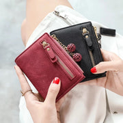 Buy Online Premium Quality and Stylish Leather Women&#39;s Purse, Small Purse Clutch, Daily Carry Wallet, High-End Wallet with Wristband, Valentines Gift, Gift for her, Coin Purse - ShBang.co