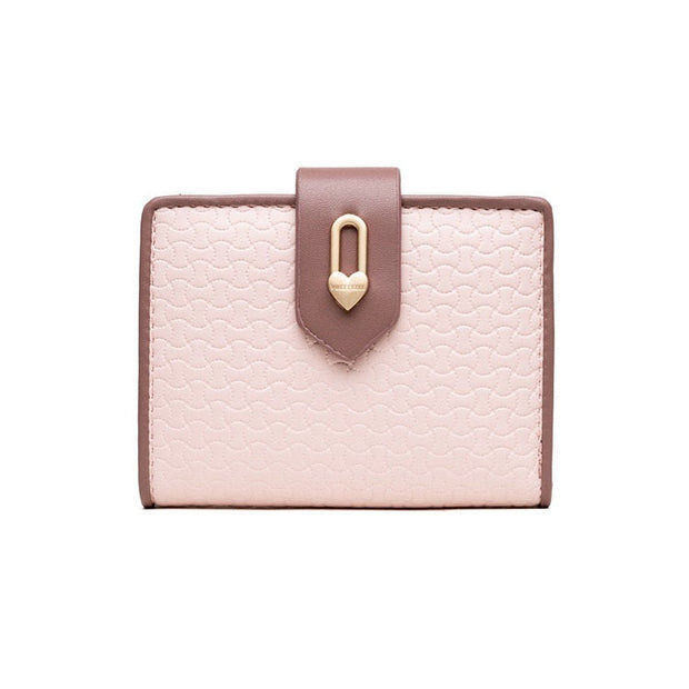 Buy Online Premium Quality and Stylish Pink Leather Women Purse Clutch Bag, Daily Carry Wallet, High-End Wallet with Wristband, Coin Purse - ShBang.co