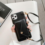 Buy Online Premium Quality and Stylish Phone Case - Luxury iPhone Three dimensional Wallet Leather Purse Case with Strap Messenger Cases For Iphone 12 - 12 Pro Max Phone Protector - ShBang.co