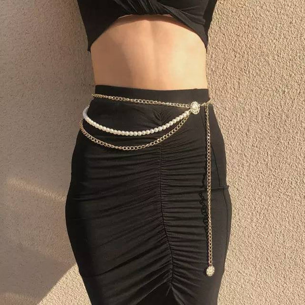 Woman's Stylish Chain Belt