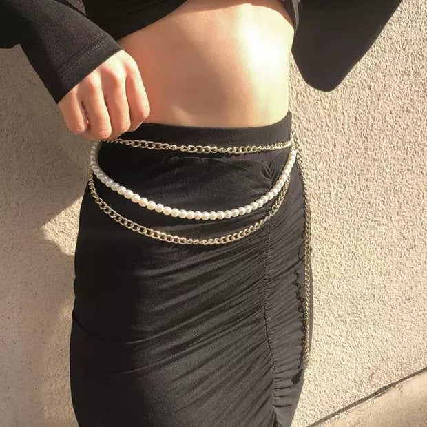 Woman's Stylish Chain Belt