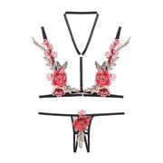 Women's Sexy Embroidery Lingerie set