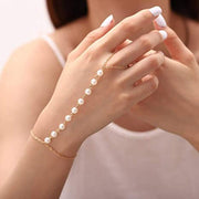 Pearl Finger  Hand Chain Bracelets
