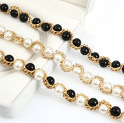 Luxury Metal Elegant Pearl Waist Chain