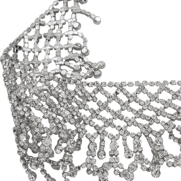 Luxury Tassel Rhinestone Necklace