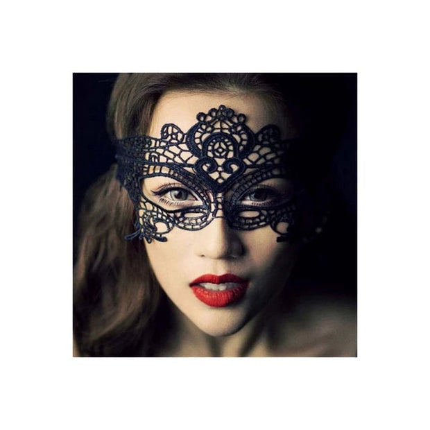 Nightclub Queen Women Sexy Lace Eye Mask Party Face Cover For Masquerade Halloween Venetian Masquerade Erotic Lingerie Valentines Day ShBang.co
