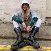 Buy Online Premium Quality and Stylish Brand New Ladies Hot Chunky Heels Platform Boots - ShBang.co